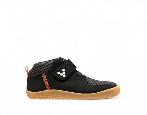 OUTLET Vivobarefoot PRIMUS BOOTIE K BLACK SYNTHETIC (1257)